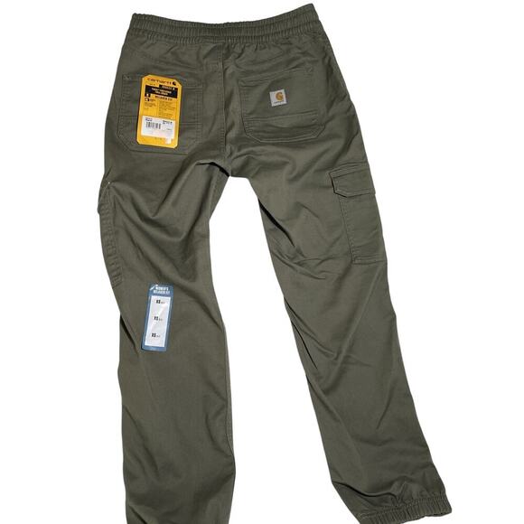 Carhartt TENCEL Fiber Series Twill Relaxed Fit Women’s Jogger XS BD6522-W Olive - Picture 4 of 6